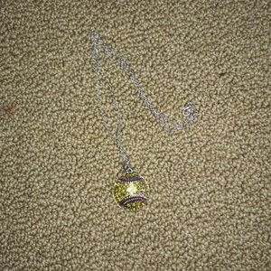 Softball Necklace
